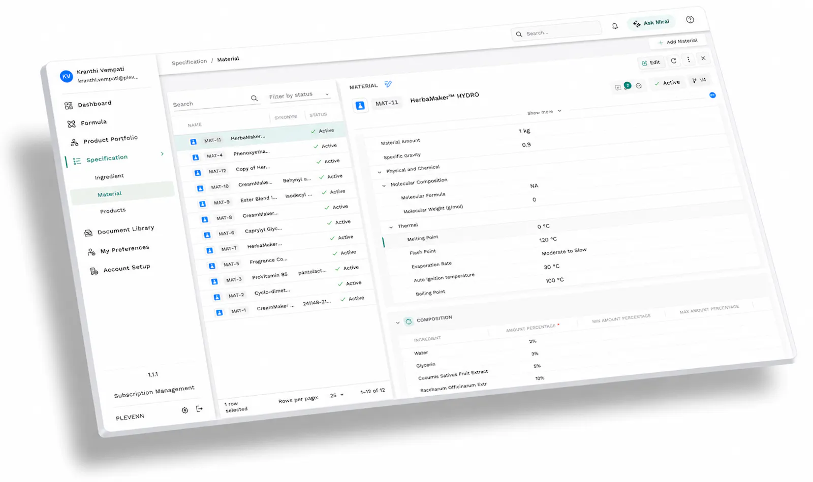 PLEVENN PLM Platform screenshot 6