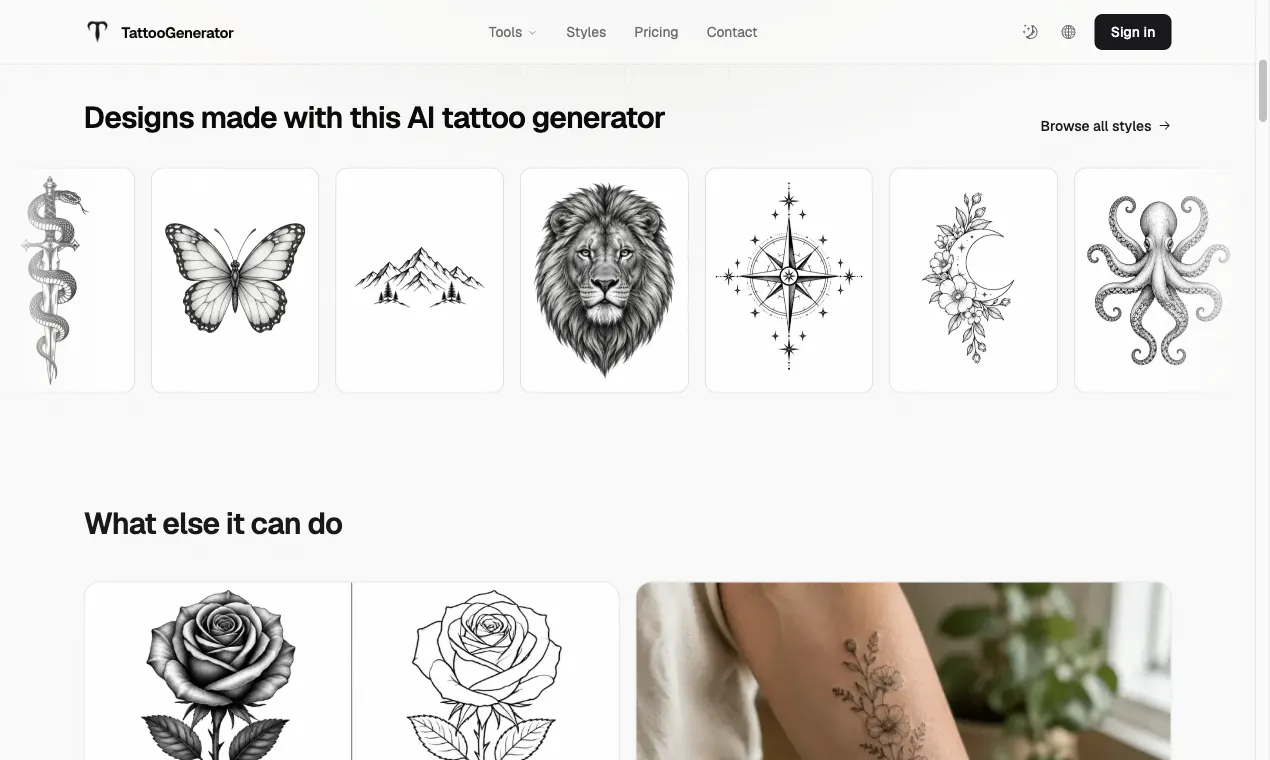 TattooGenerator gallery image