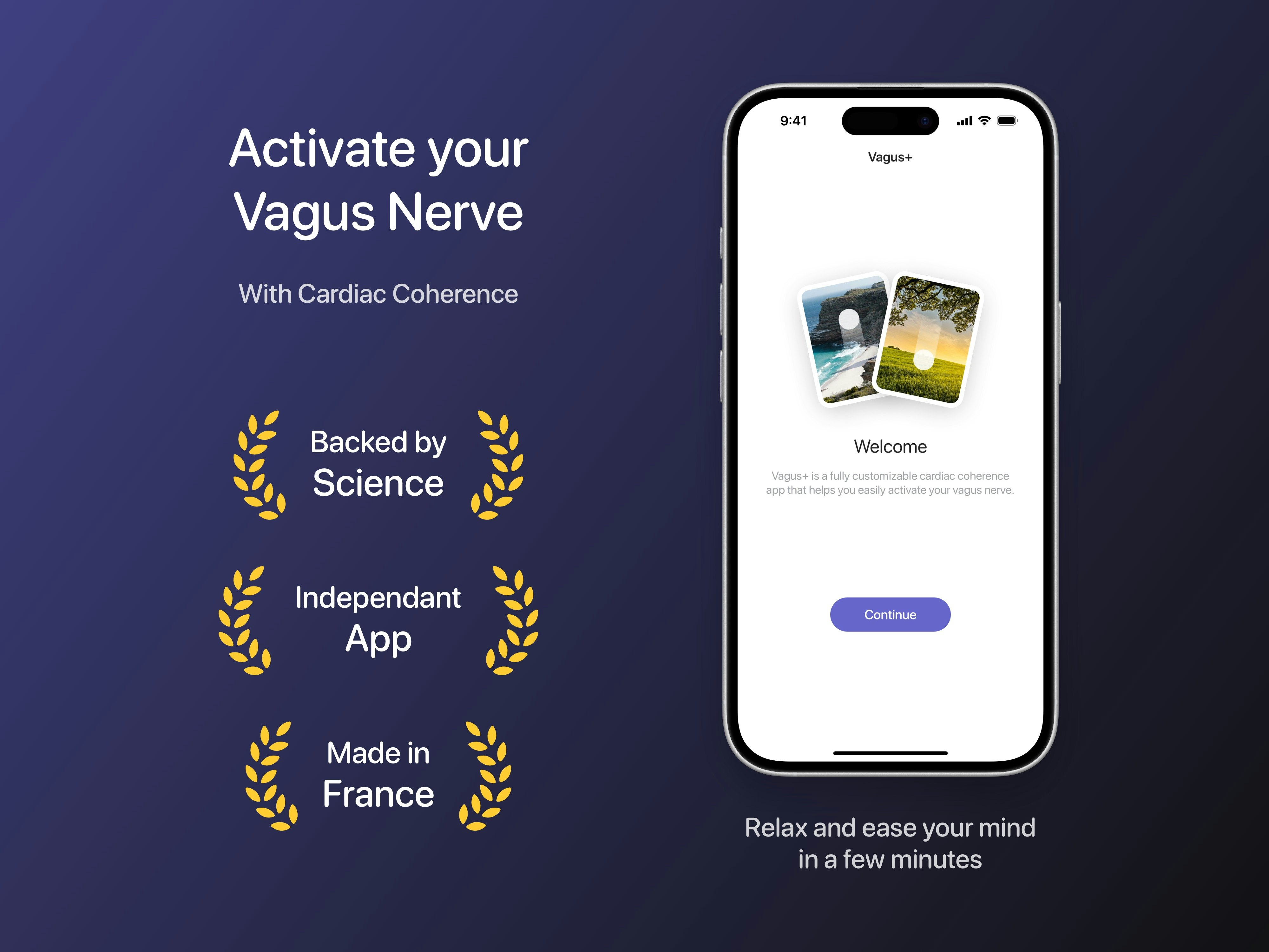Vagus+ - Activate your vagus nerve with cardiac coherence media 1