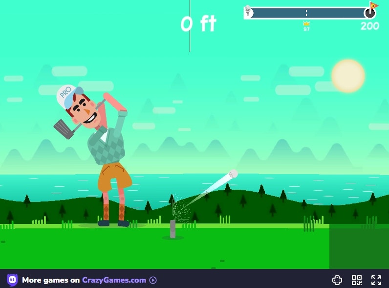 Golfbaan - Een gouden simulatiespel waar je de lucht kunt breken media 1