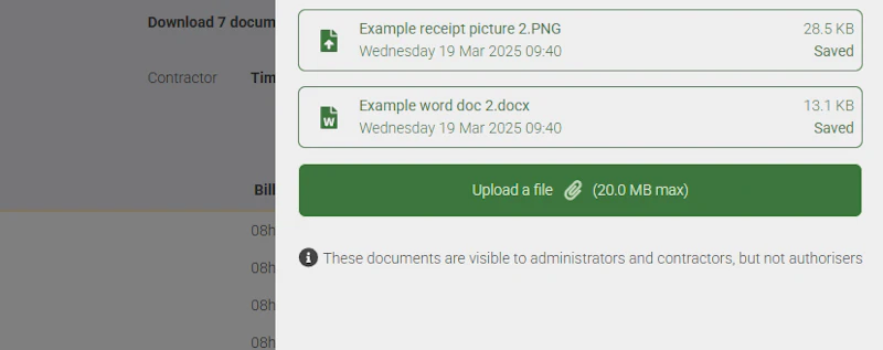 SaveTrees Online Timesheets screenshot 8