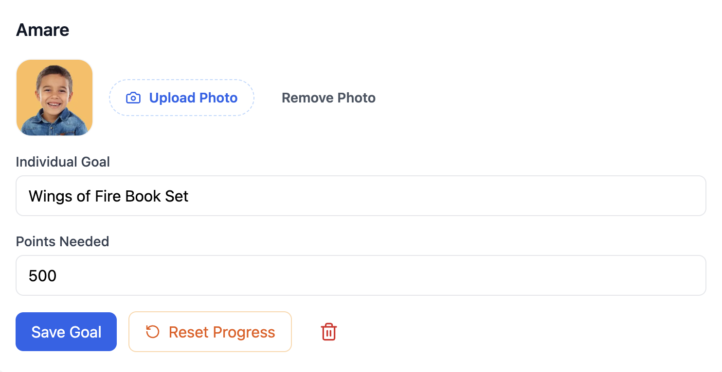 FamilyGoals.io - Screenshot 4 preview