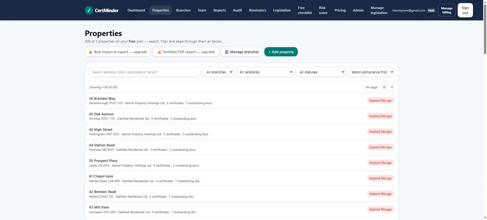 CertMinder gallery image