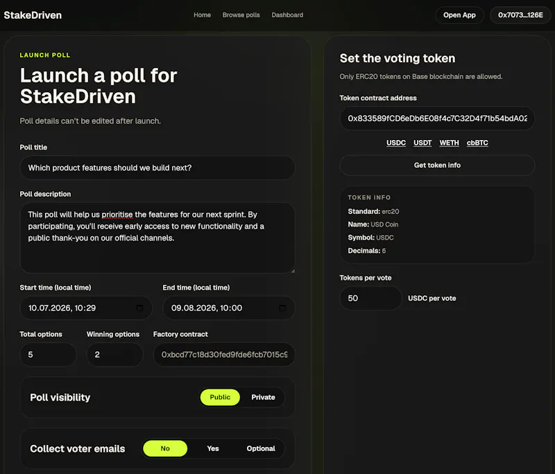StakeDriven screenshot 2