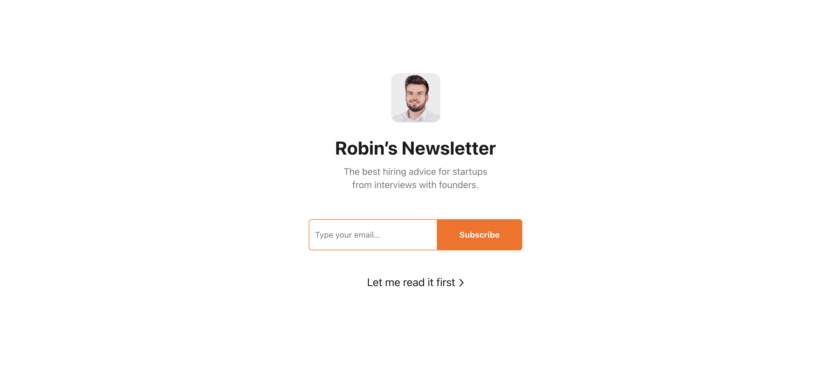 Robin's Newsletter gallery image