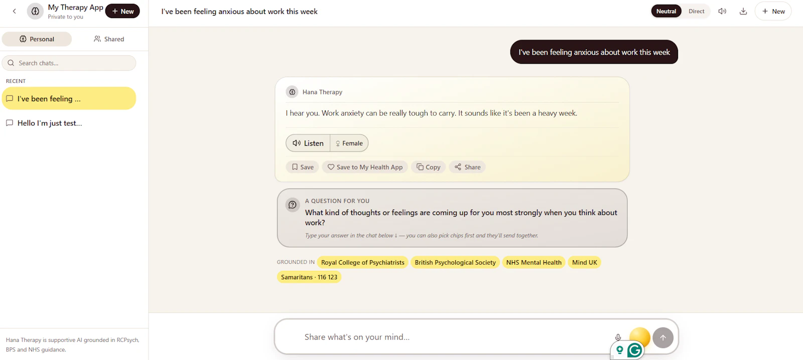 HanaHealth screenshot 9