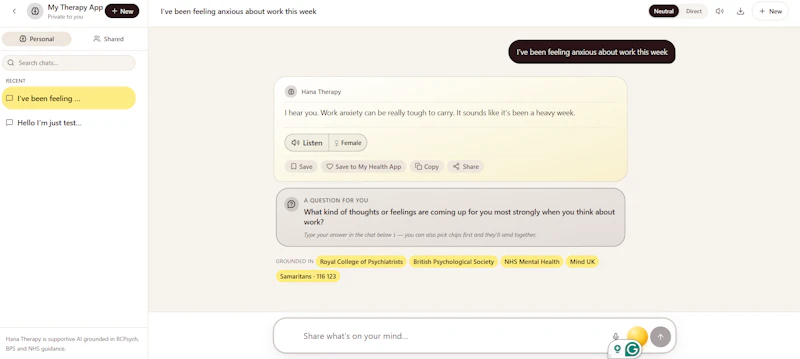 HanaHealth screenshot 9