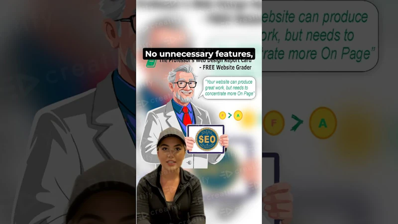 The Professor's Web Design Report Card screenshot 1 (video preview)