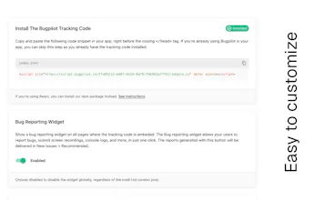 Free Bug Reporting Widget gallery image