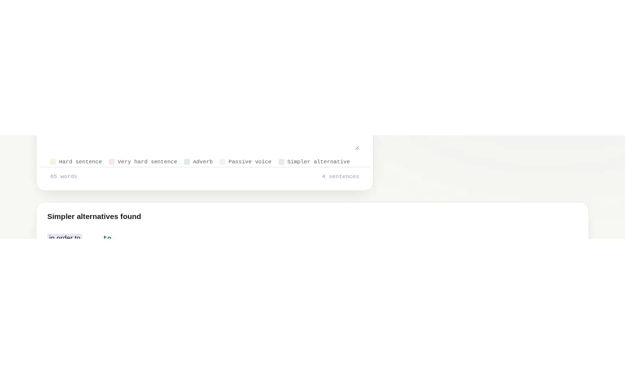 Prune — Writing Clarity Editor gallery image