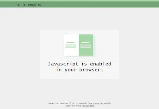 Is JS Enabled? gallery image