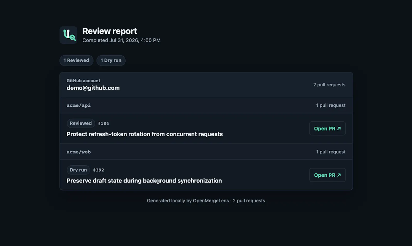 OpenMergeLens screenshot 7