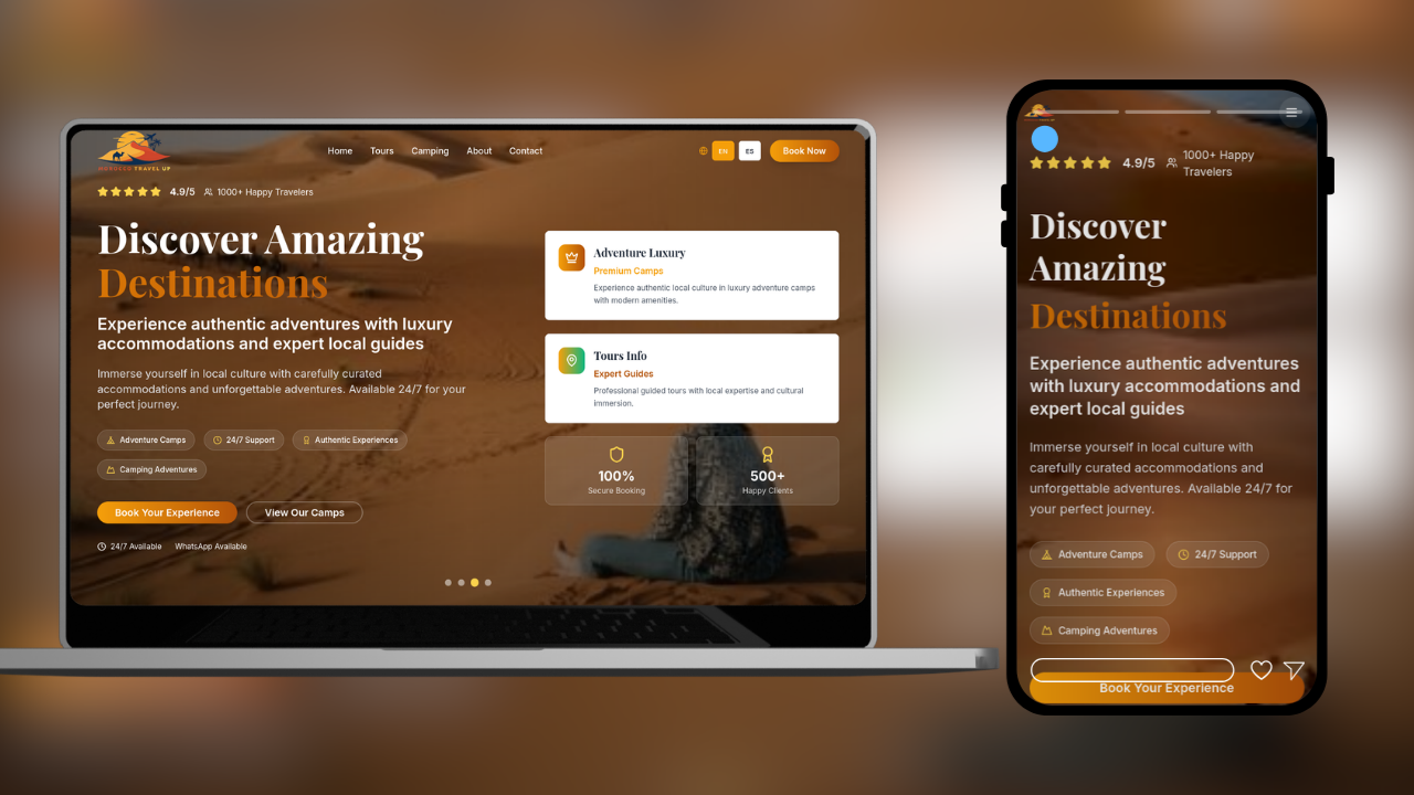 Travel website gallery image