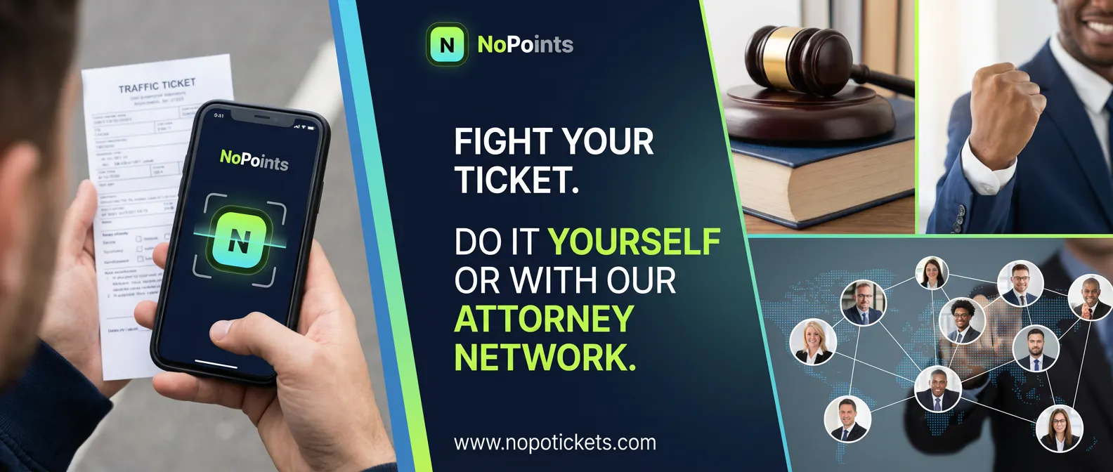 NoPoints AI Traffic Tickets Defense 项目横幅