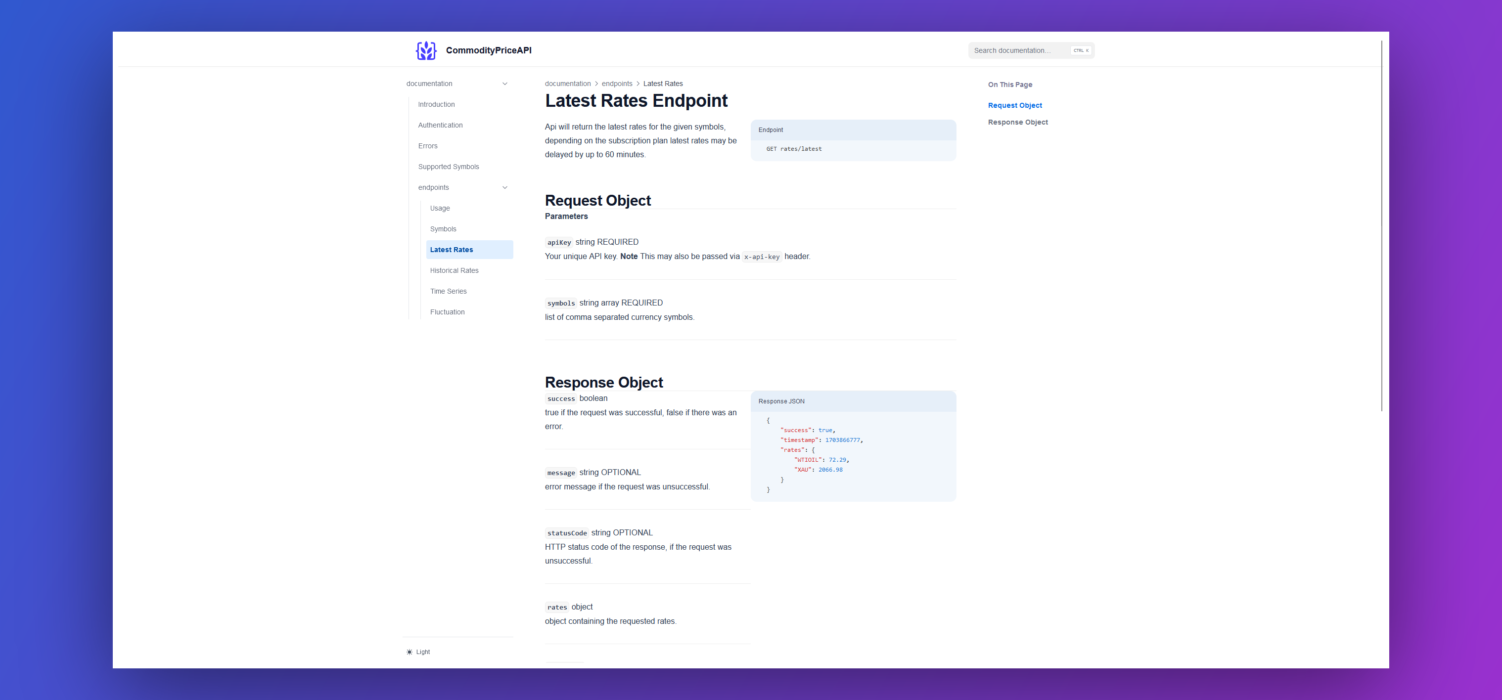 Media CommodityPriceapi - API JSON Mudah, Cepat dan Boleh Dipercayai untuk Komoditi 3