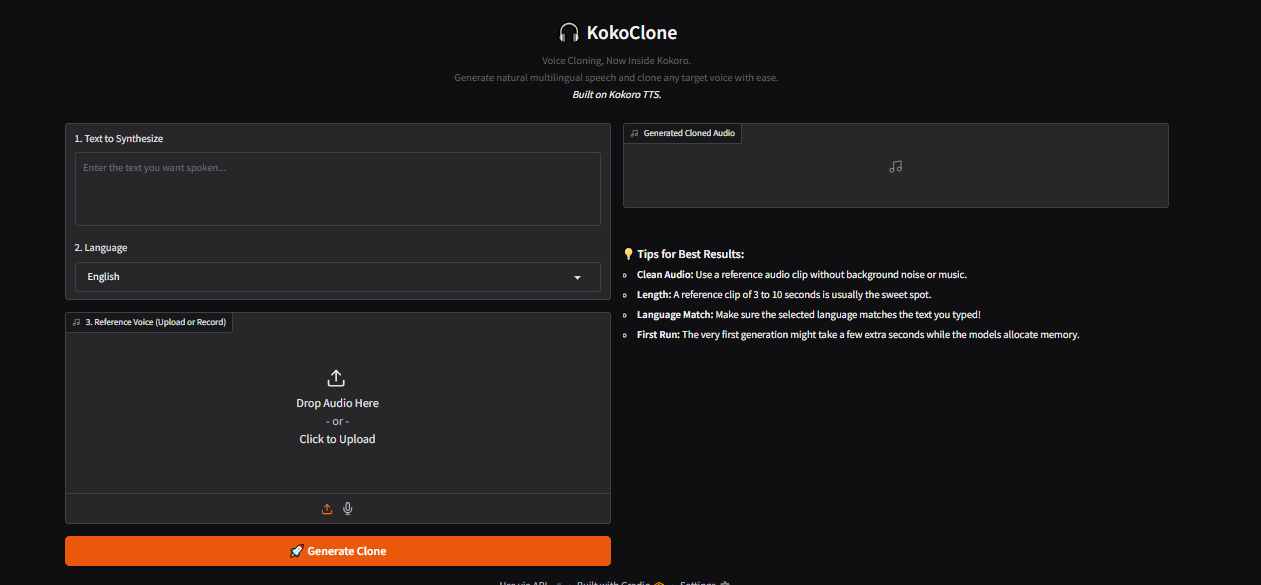 KokoClone - Screenshot 3 showing product features and functionality