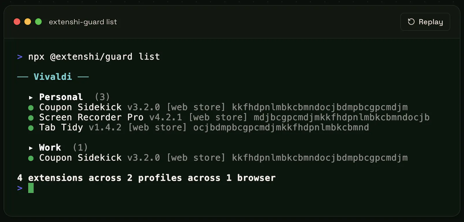 Extenshi.io guard - protect your money screenshot 4