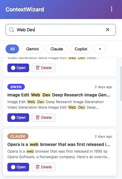 ContextWizard - Screenshot 2 showing product features and functionality