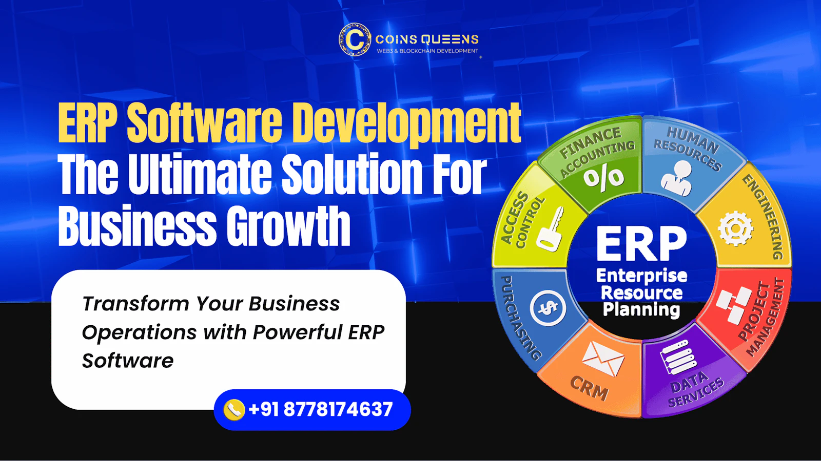 ERP Software Development | CoinsQueens screenshot 1