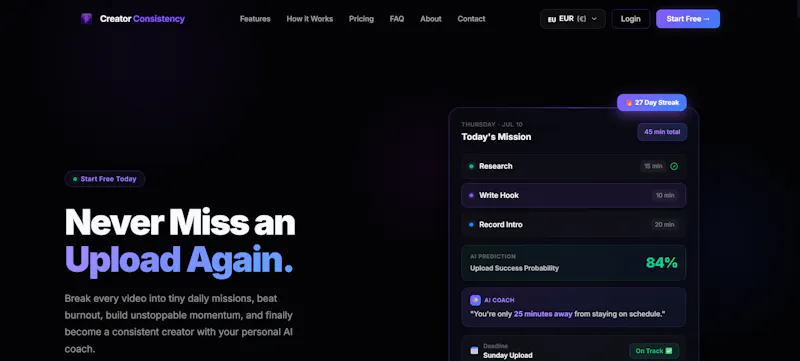 Creator Consistency screenshot 1