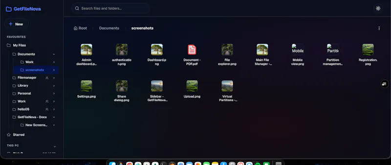 GetFileNova screenshot 2