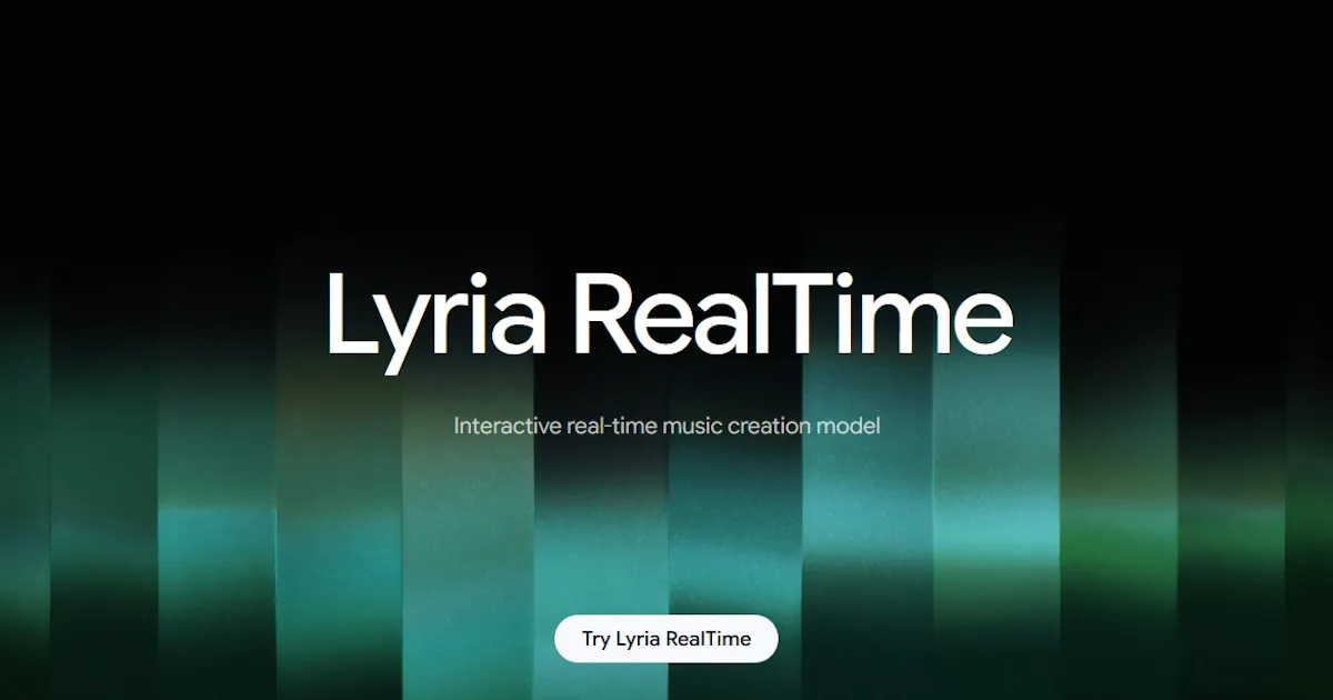 Lyria Camera by Google DeepMind