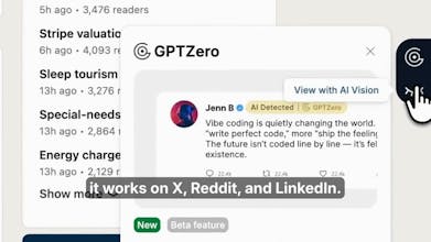 AI Vision by GPTZero gallery image