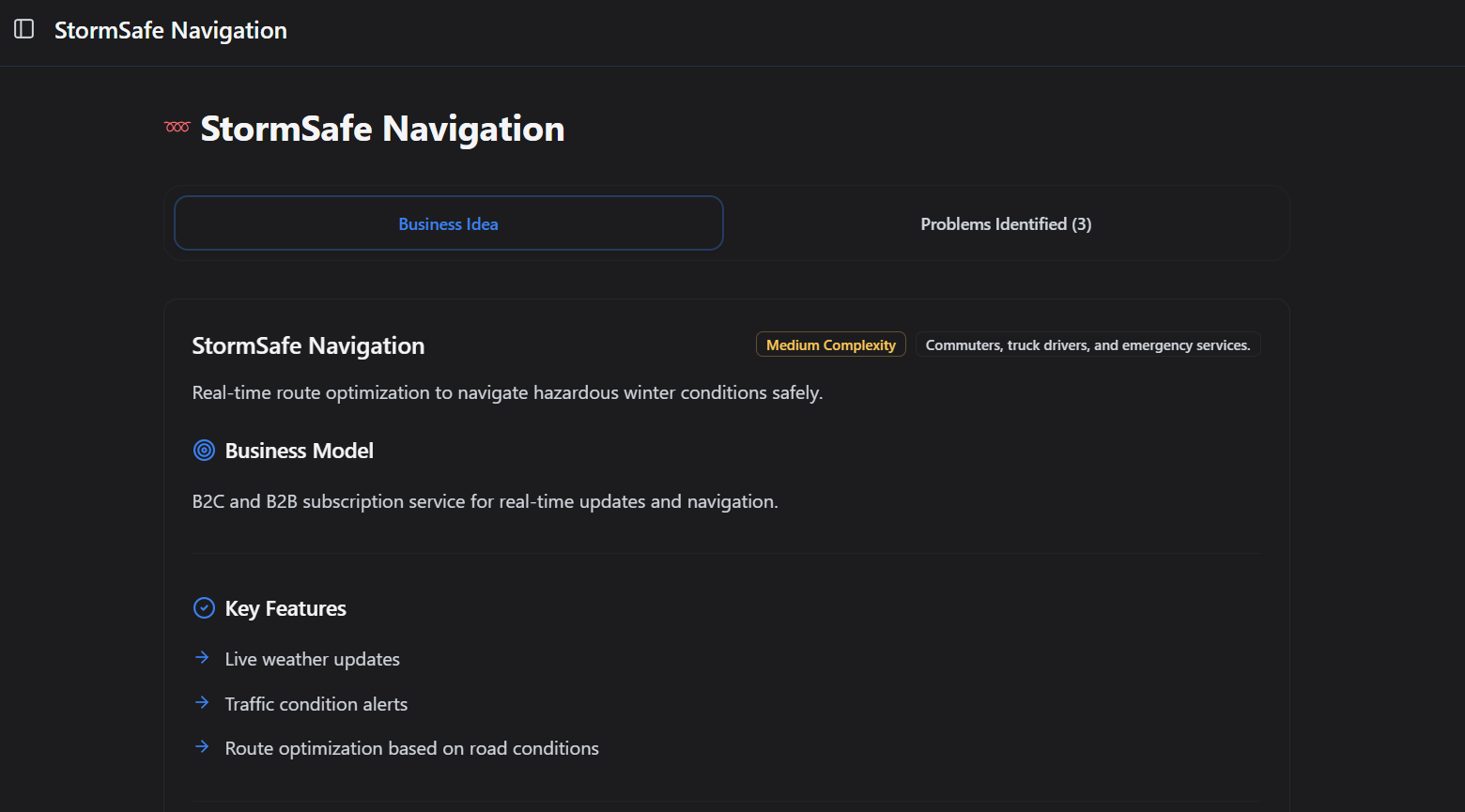 Idea Mill - Screenshot 2 showing product features and functionality