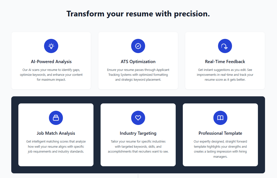 ResumeChecker - การวิเคราะห์ AI เฉพาะงาน - ปรับแต่งประวัติย่อของคุณภายในไม่กี่นาที media 7
