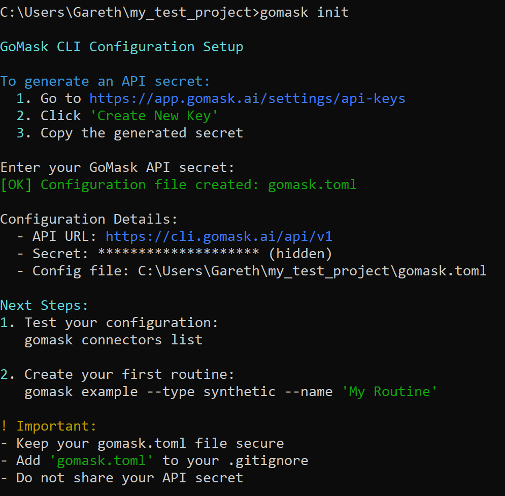 GoMask as Code - Screenshot 2 showing product features and functionality