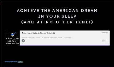 American Dream Sleep Sounds gallery image