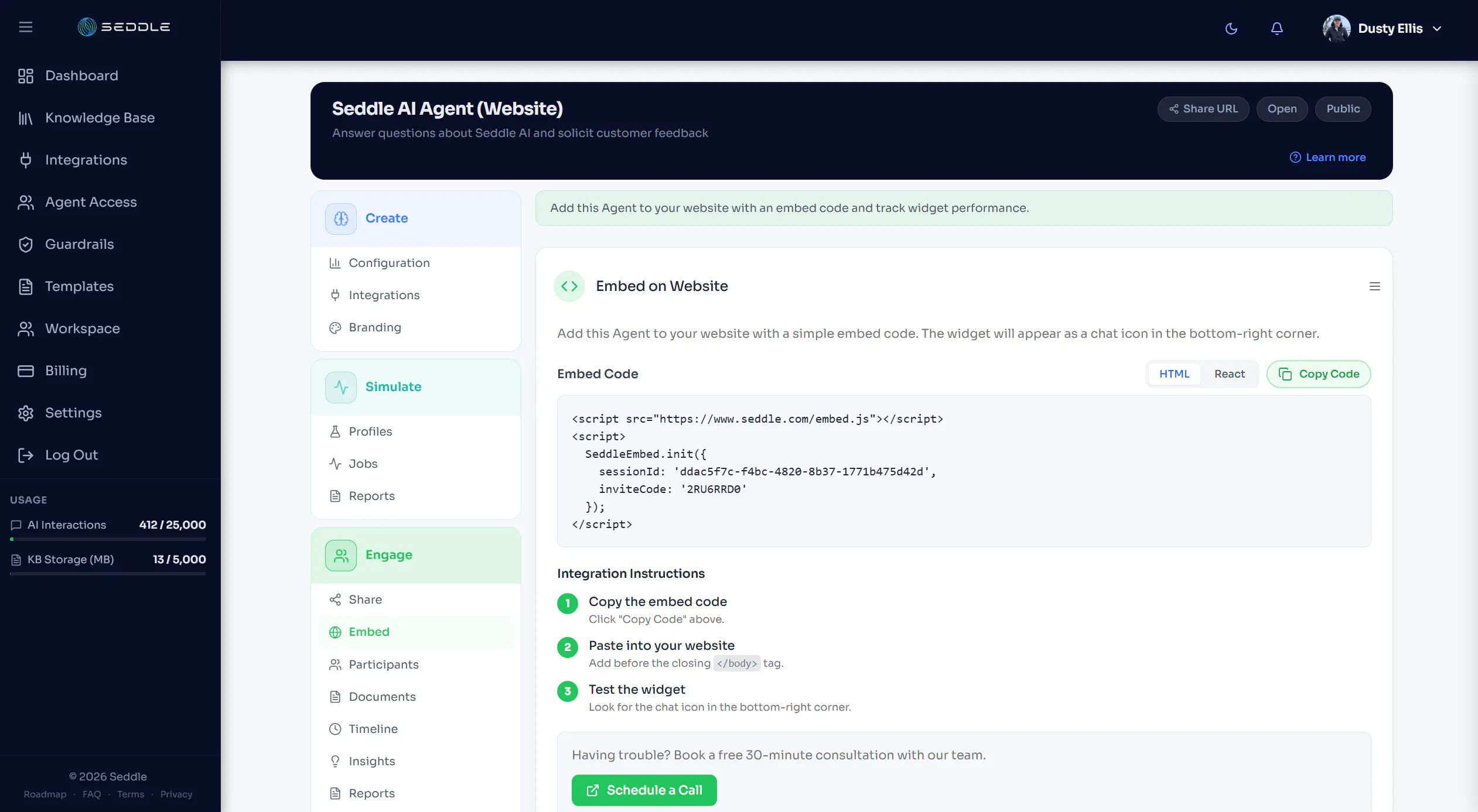 Seddle: Agents for Audience Engagement gallery image