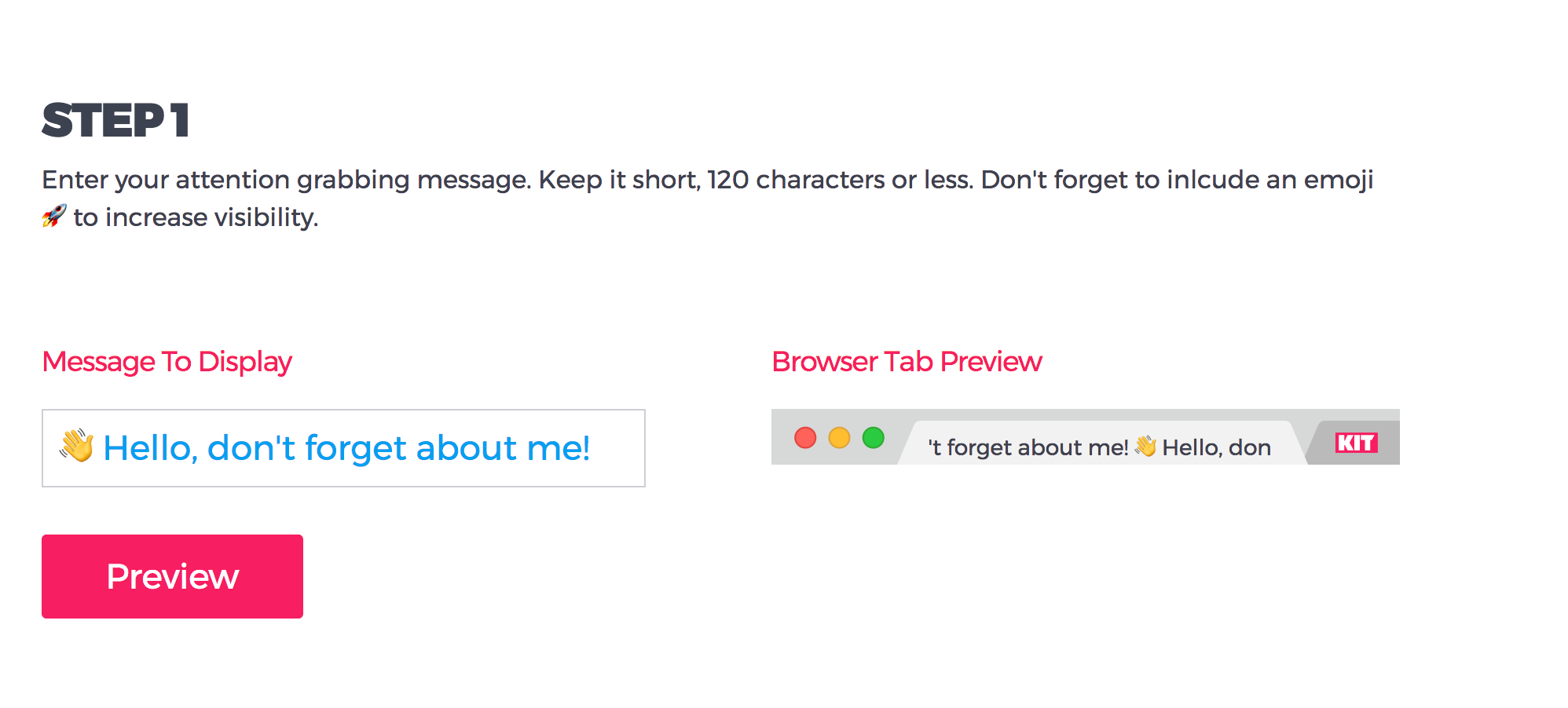 Tab Title Animation Generator gallery image
