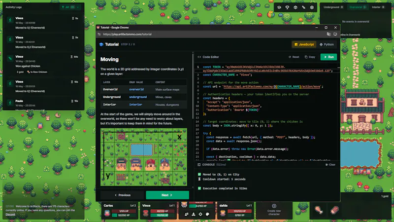Artifacts screenshot 2
