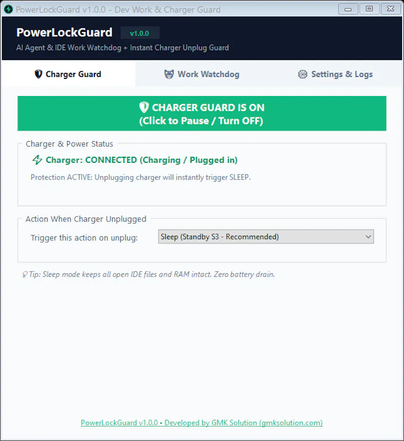 PowerLockGuard screenshot 2