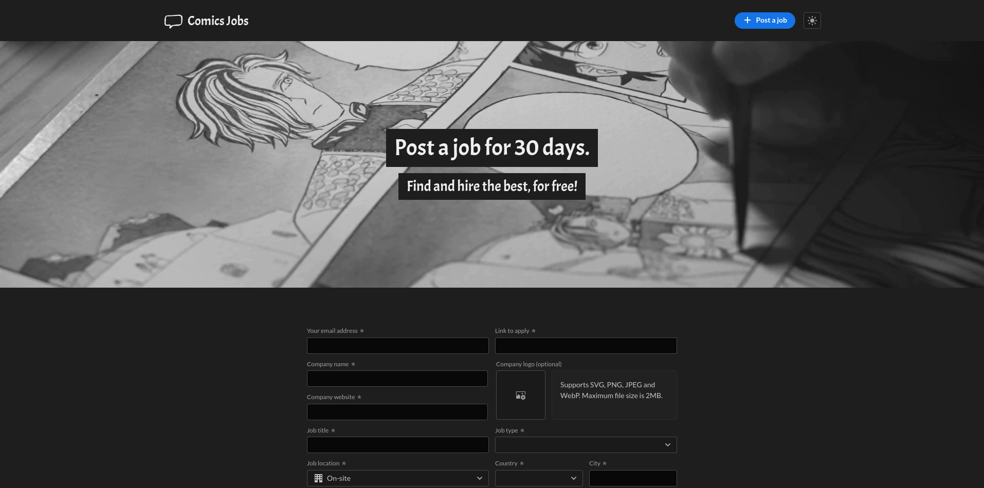 Comics Jobs gallery image