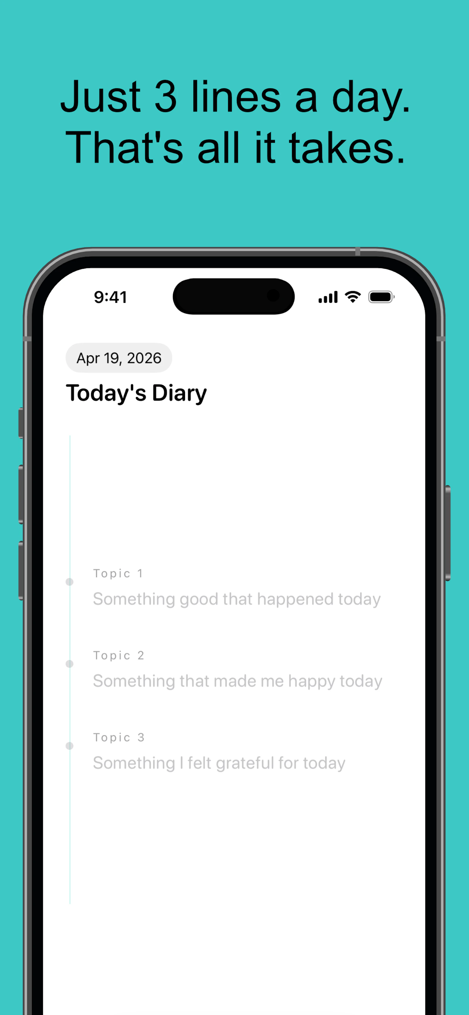 LayerDiary - Positive Journal screenshot 1