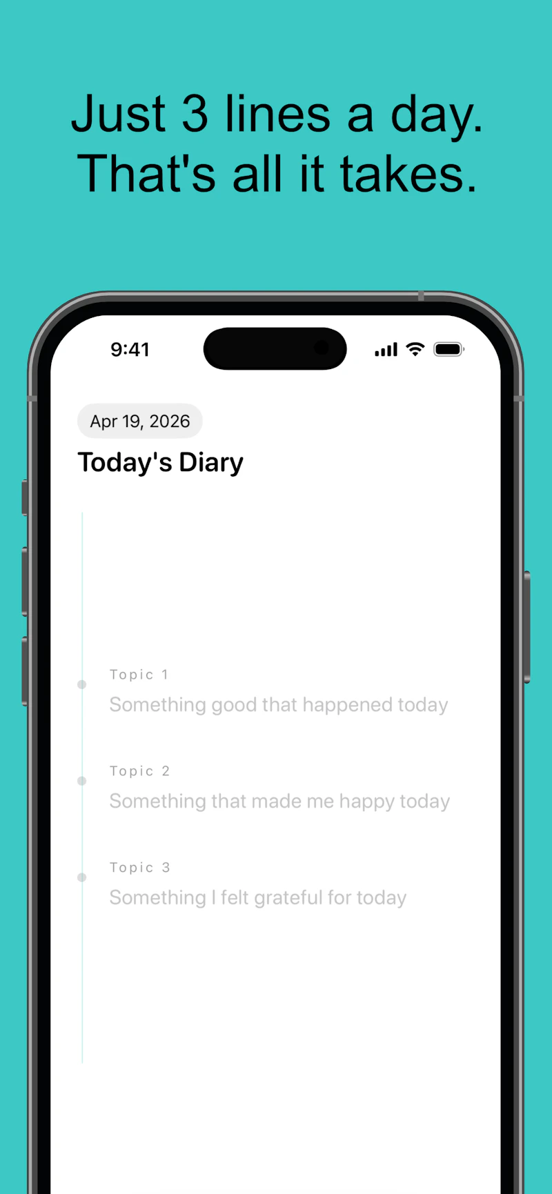 LayerDiary - Positive Journal screenshot 1