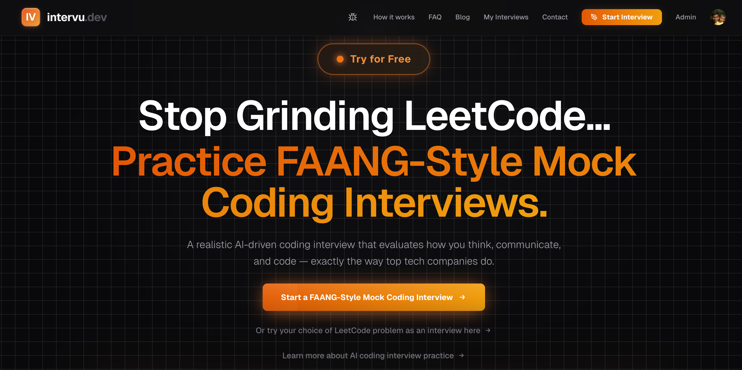 intervu.dev gallery image