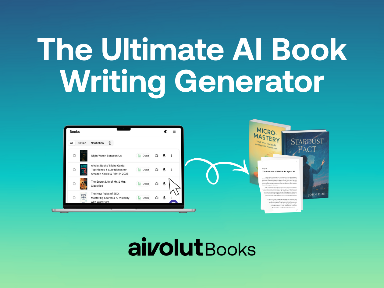 Aivolut Books - Main product screenshot demonstrating key features and user interface