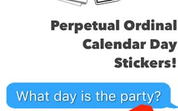 DayCals: iMessage Calendar Stickers 1 media 1