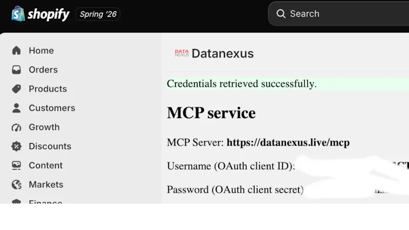 Datanexus for Shopify screenshot 2