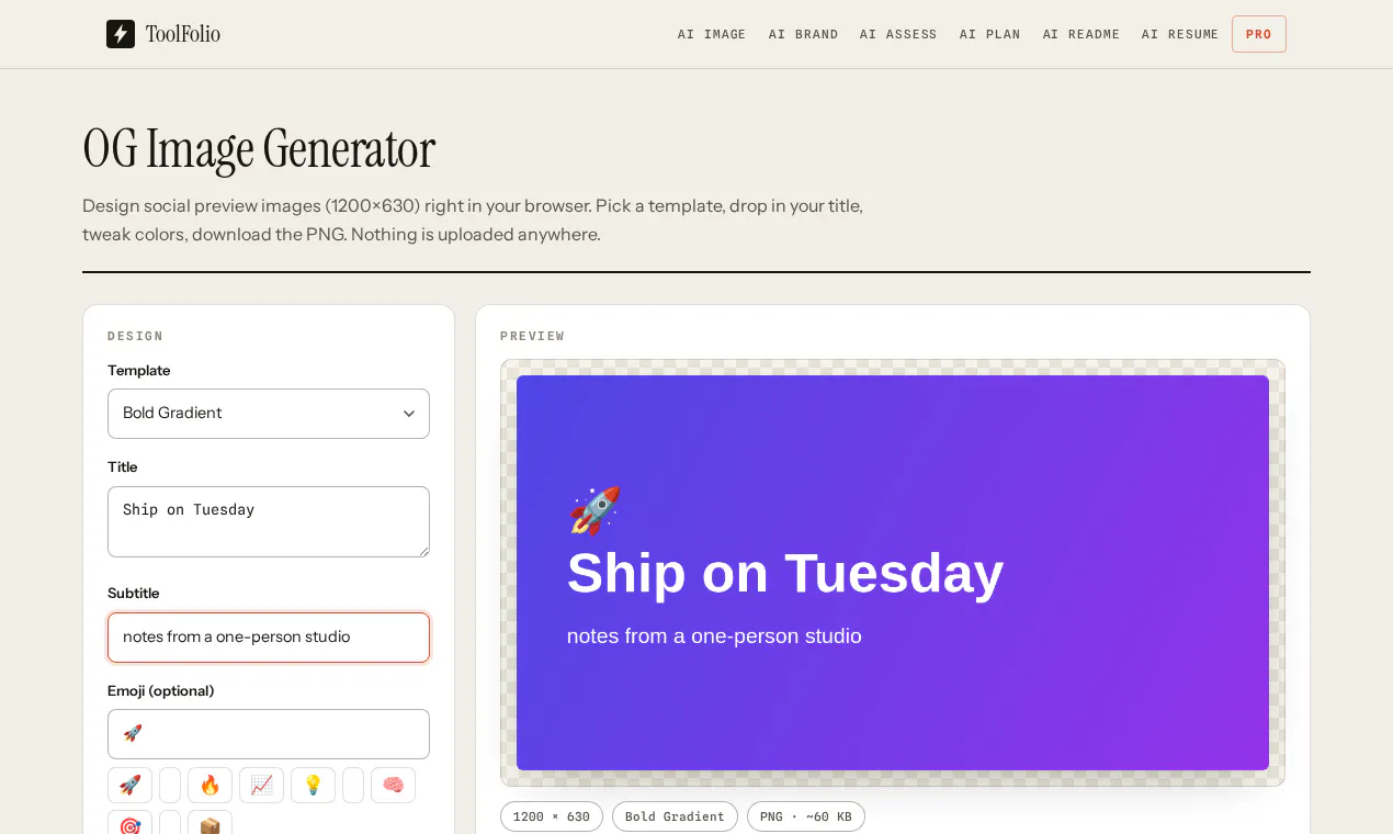 ToolFolio gallery image