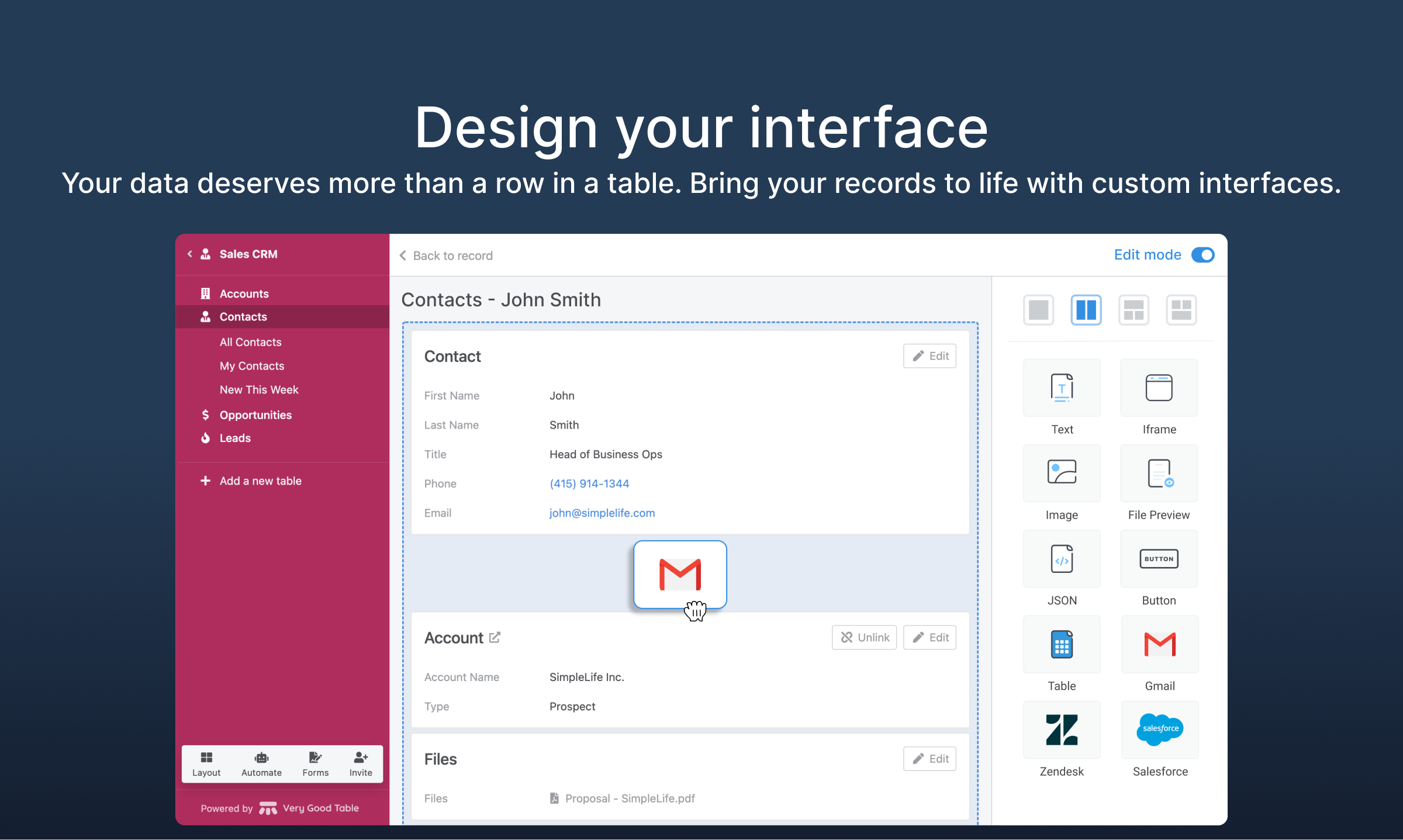 Very Good Table gallery image