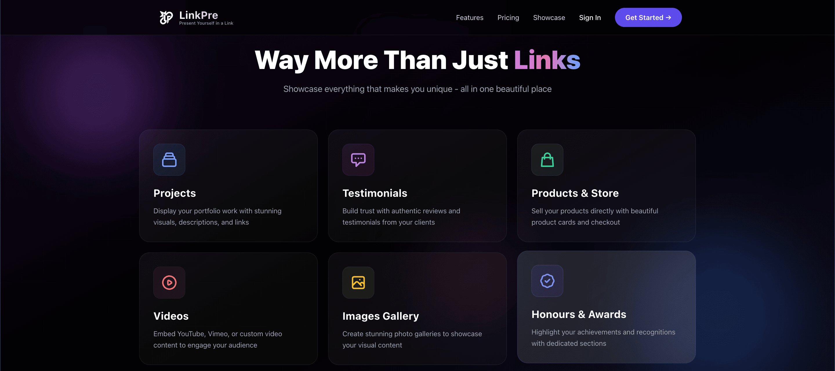 LinkPre - Screenshot 3 showing product features and functionality
