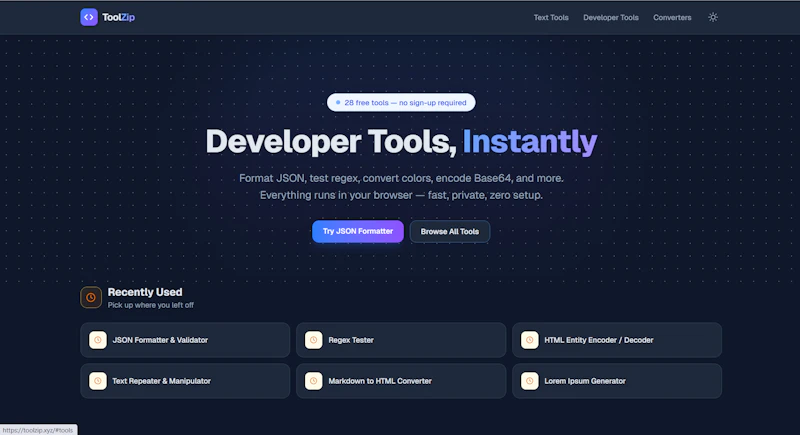 ToolZip screenshot 2
