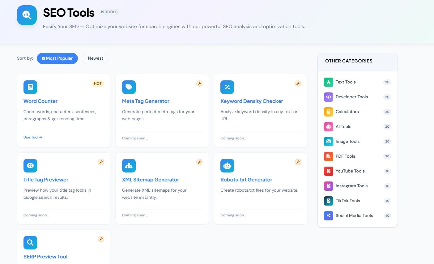 EasifyMe – Free All-in-One Online Tools gallery image