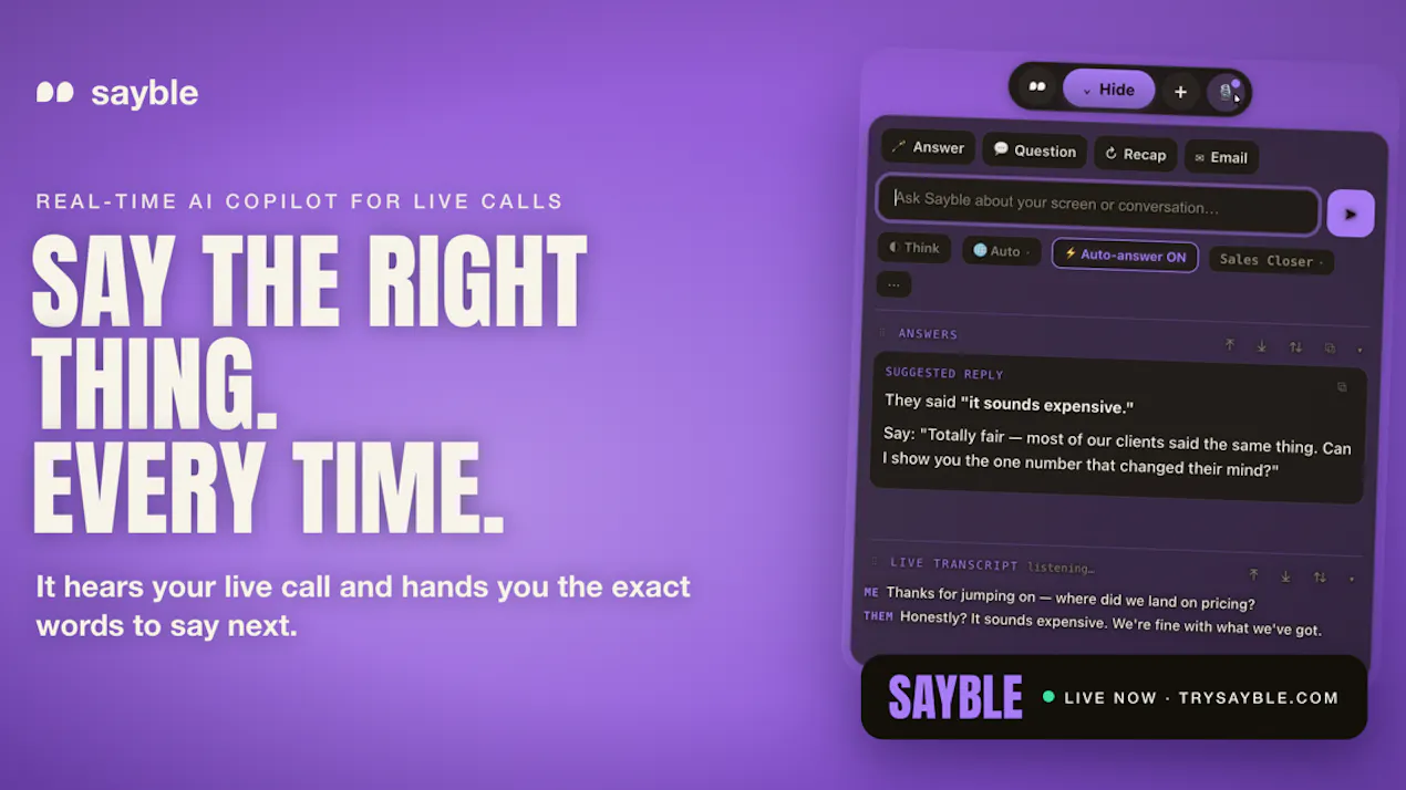 Sayble product