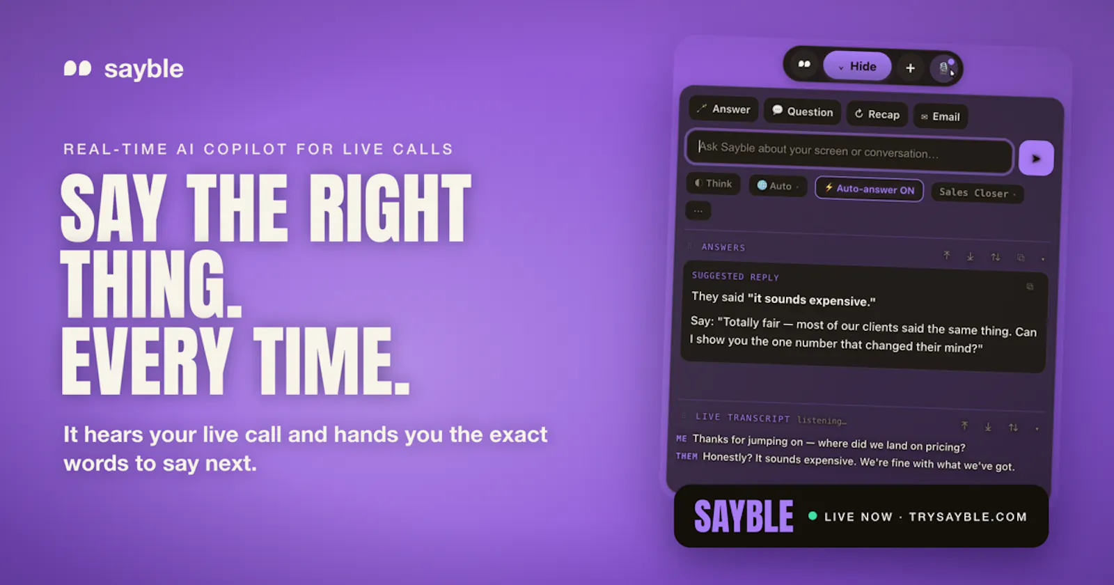 Sayble screenshot 5