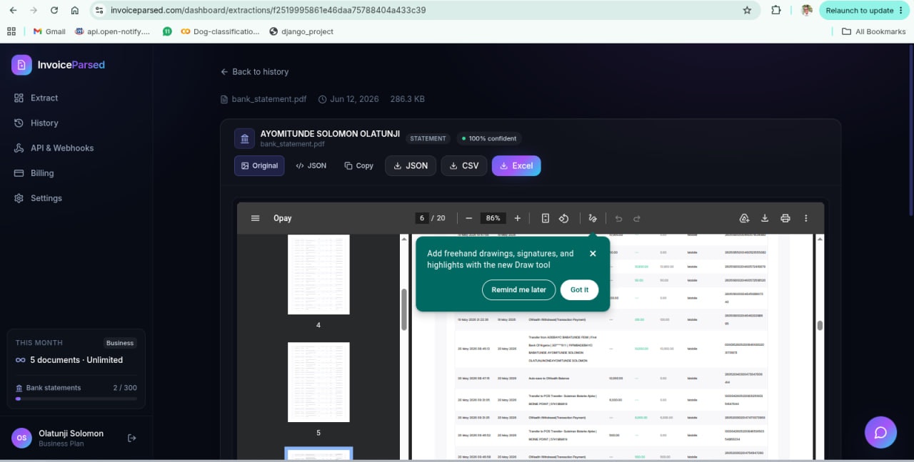 InvoiceParsed gallery image